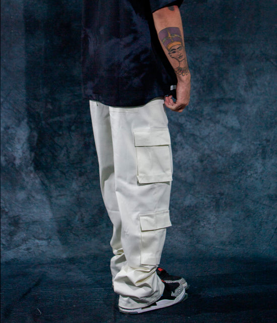 Ivory Cargo Pants