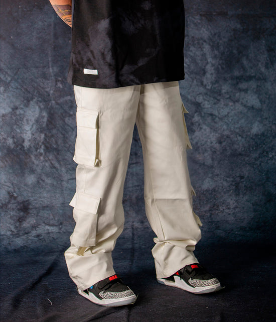 Ivory Cargo Pants